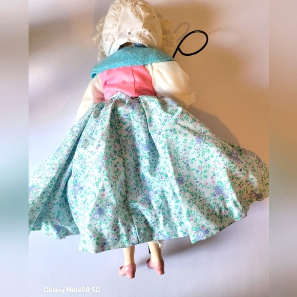 VINTAGE Edwin Knowles Little Bo Peep- porcelain doll - Picture 2 of 4